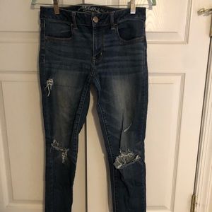 American Eagle Ripped Skinny Jeans